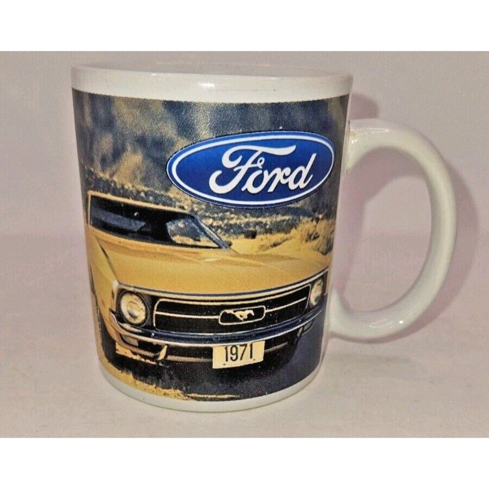 Ford 1971 Mustang Coffee Mug Cup officially licensed used MOTOR COMPANY
